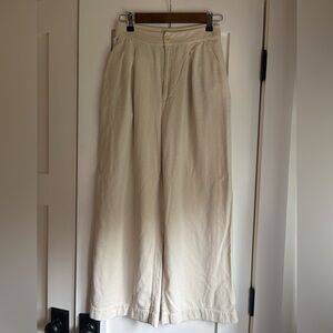 Jenni Kayne textured high rise cropped trouser